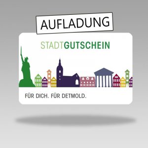 Detmold-STADTGUTSCHEIN Aufladung